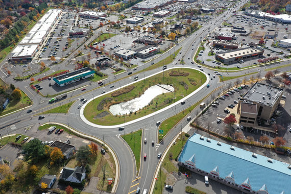 f photo 1 an aerial view of the completed flemington circle