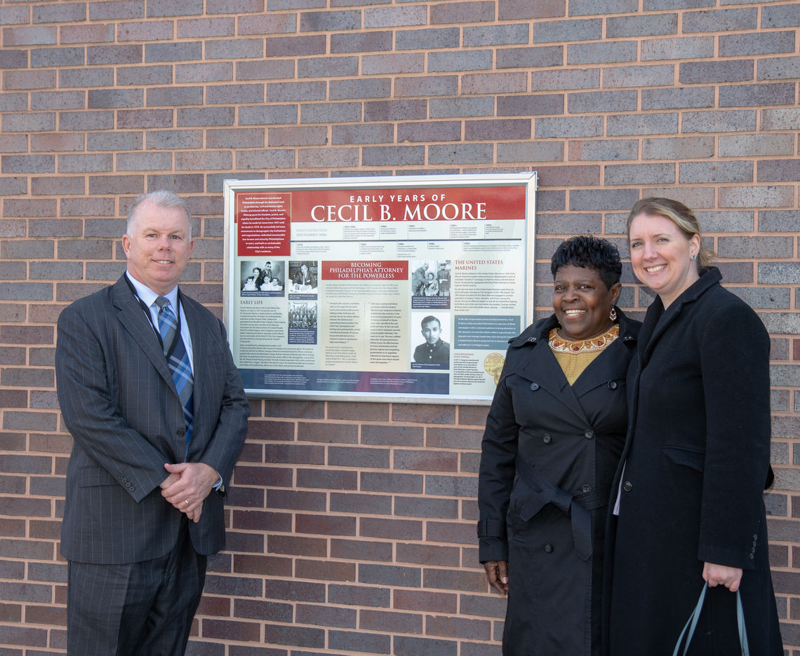 SEPTA UNVEILS TWO HISTORICAL DISPLAYS AT CECIL B. MOORE STATION