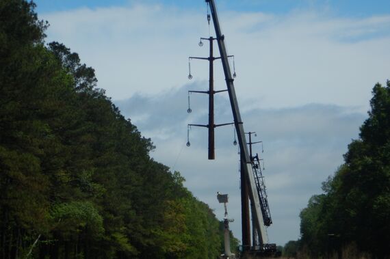 5 photo 4 transmission tower installation