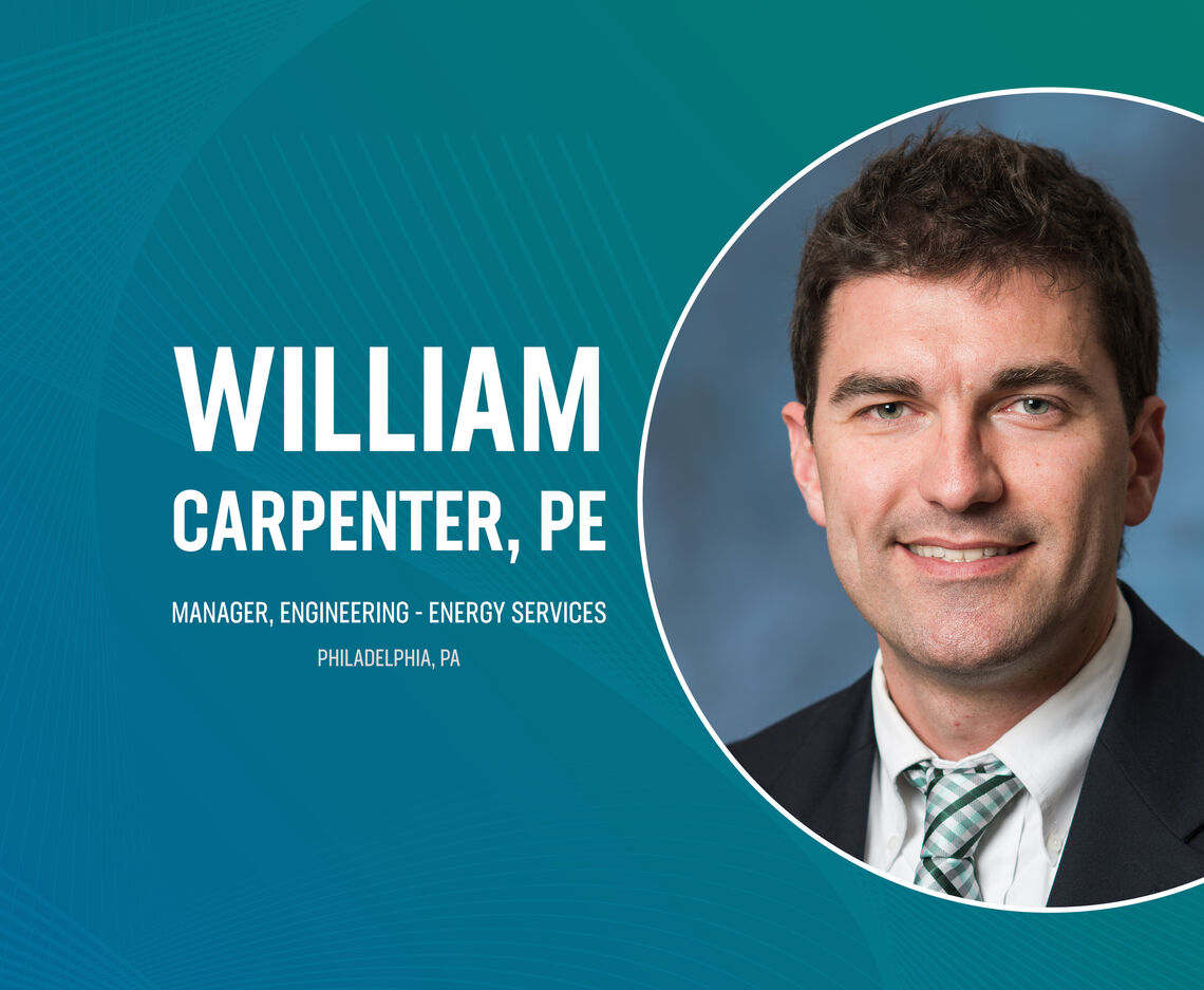 WILLIAM CARPENTER, PE PROMOTED TO MANAGER, ENGINEERING - ENERGY SERVICES