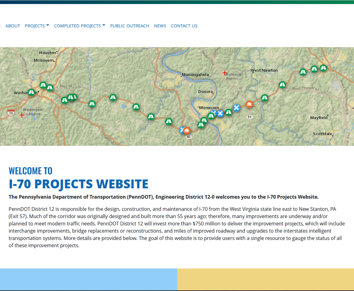 I-70 PROJECTS WEBSITE