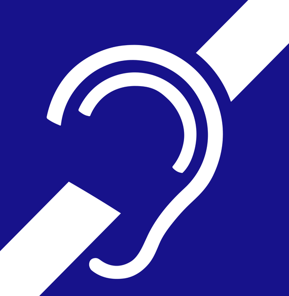 international symbol for deafness svg