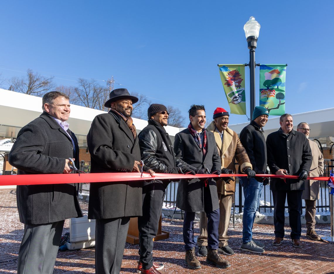 CELEBRATING THE RIBBON CUTTING OF THE WISSAHICKON TRANSIT CENTER