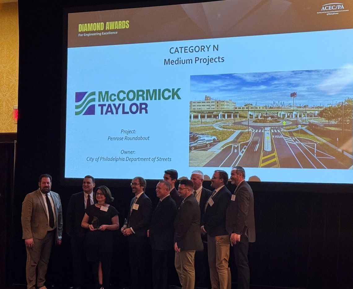 PENROSE ROUNDABOUT RECEIVES ACEC/PA DIAMOND AWARD